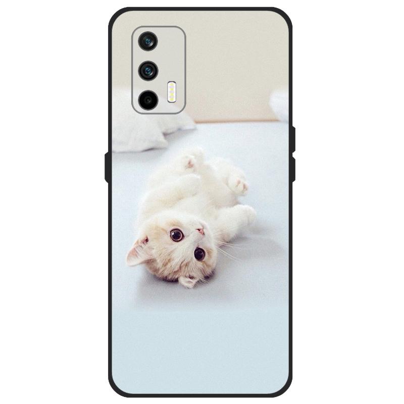Funda Para Realme GT 5G Funda RMX2202 Cubierta Trasera de Silicona Suave Para OPPO Realme GT 5G 6.43 pulgadas Dibujos Animados TPU Parachoques de Teléfono Bolsas Estuche