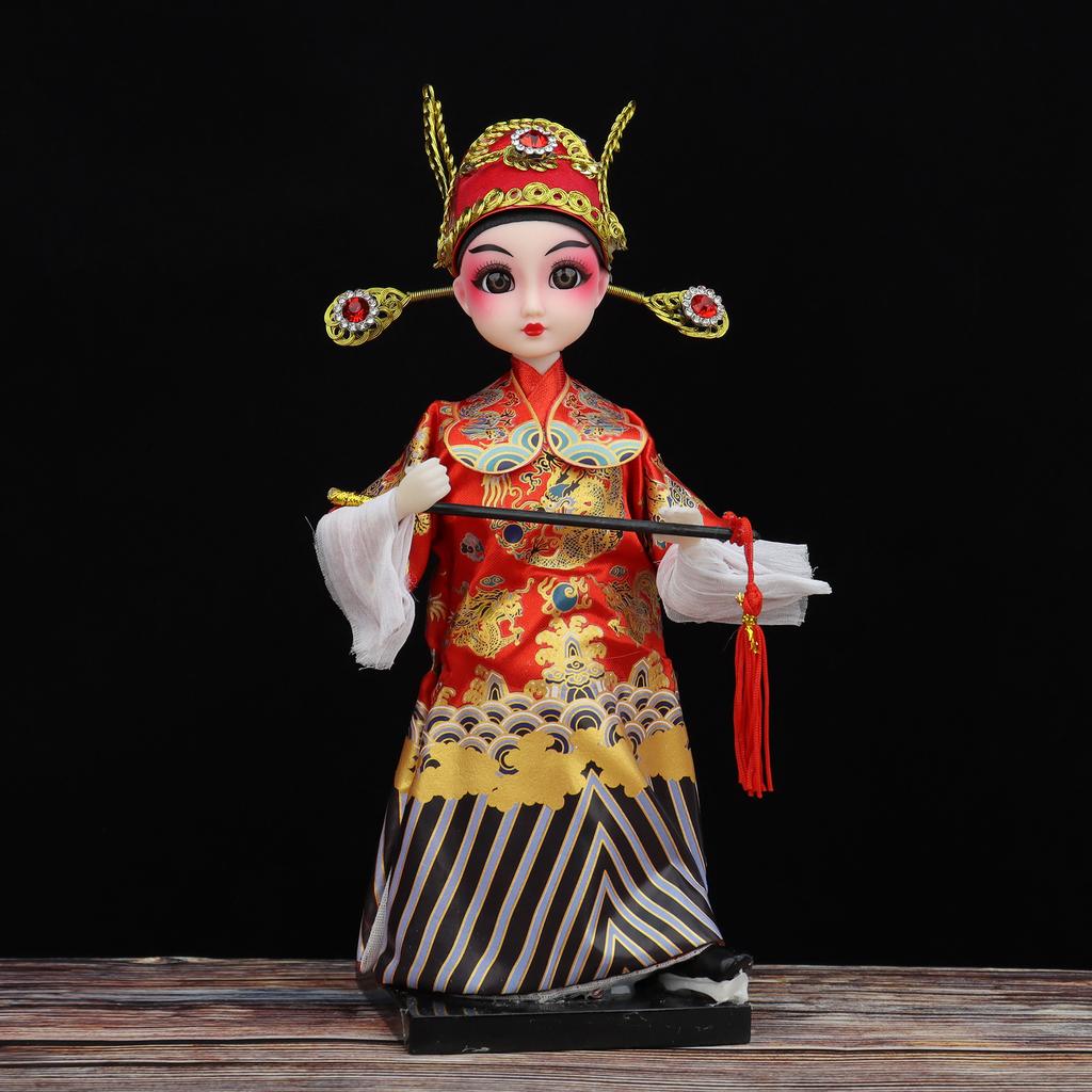 Q-Version Peking Opera Mini Doll, Chinese Traditional Character Home Decor Gift
