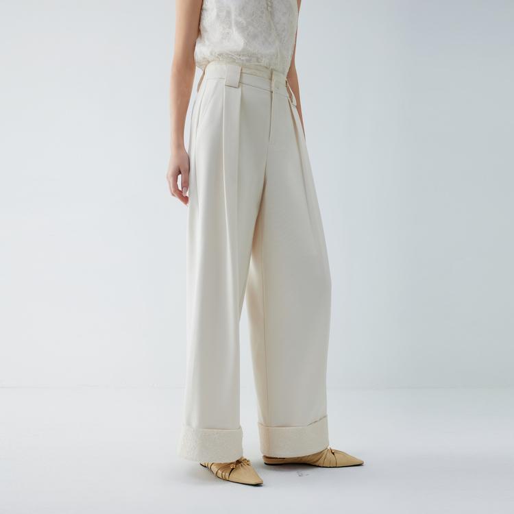 ELLE Commuter Simple Comfortable Versatile Casual Pants Women Bottoms EK51660