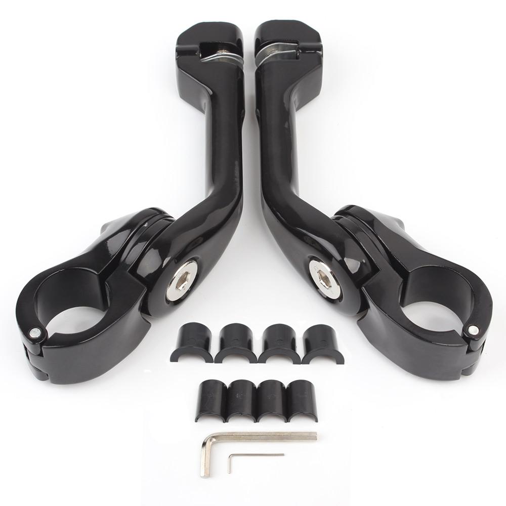 Motorcycle Accessories 1-1/4" 32mm 1 Pair Highway Pegs Mount For Honda GoldWing GL1500 GL1100 GL1200 GL1800 VT750 Harley  Suzuki