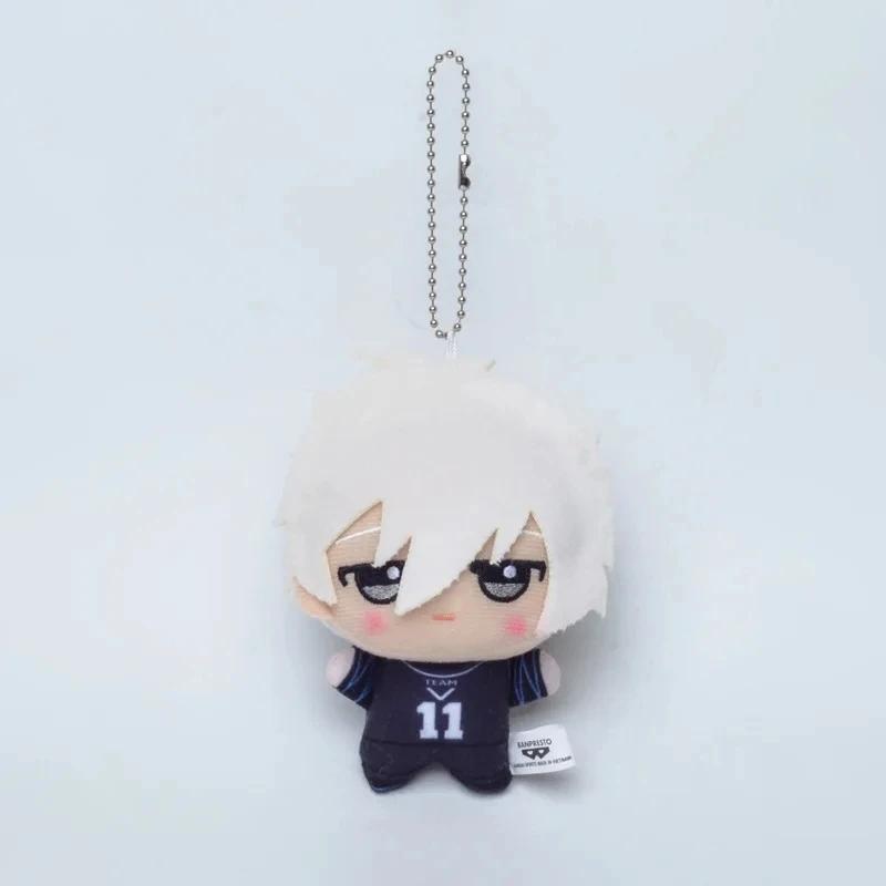 10cm New Blue Lock Plush Pendant KeyChain Yoichi Isagi Nagi Seishiro Mikage Reo Rin Itoshi Itoshi Sae Action Doll Toy Gift