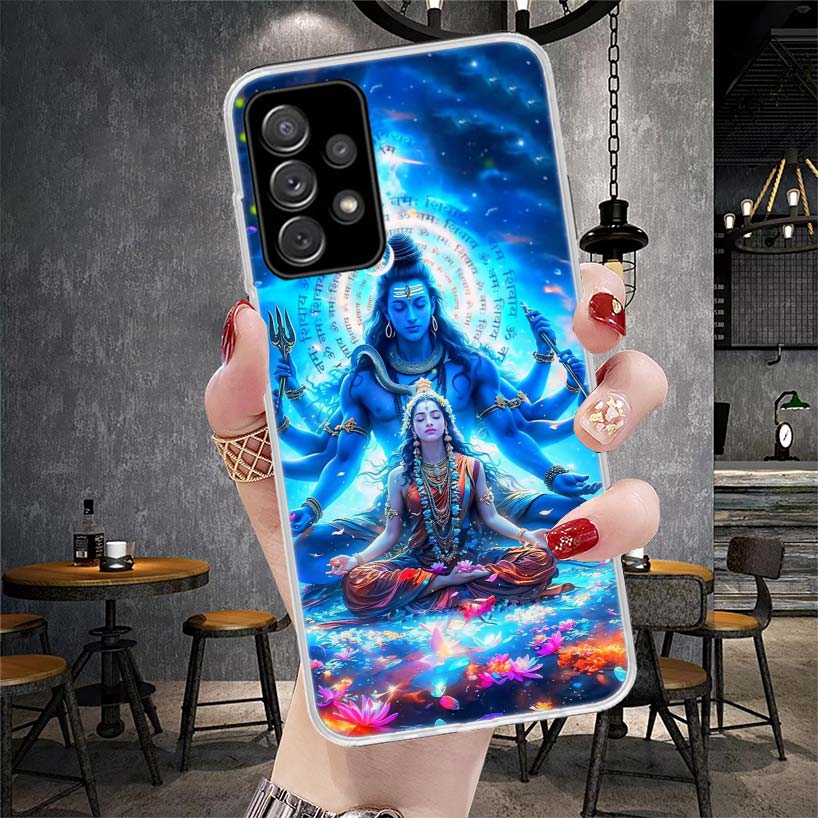 Lord Shiva Hindu God Buddha India Soft Phone Case For Samsung Galaxy S22 S23 S24 S25 Edge S26 Ultra S20 FE S21 Plus + Fundas Coq