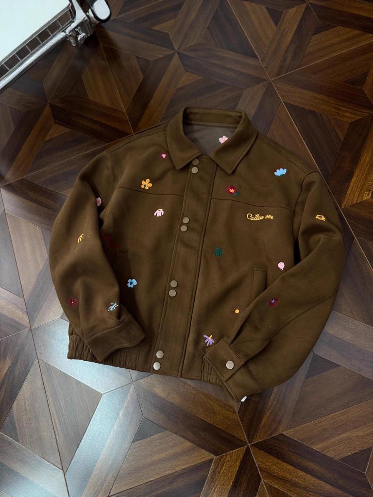 2025 Spring/Autumn Retro Floral Embroidery Couple Jacket - Chinese National Trend Brand