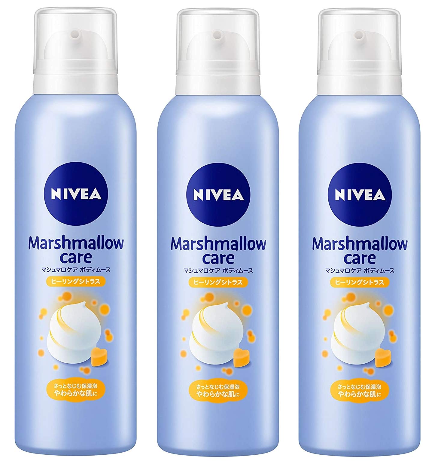 

Nivea Marshmallow Care Body Mousse Healing Citrus 150g x 3 pieces