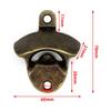 10PCS Alloy Bottle Opener Creative Retro Wall-mounted Beer Bottle Opener Family Gathering Supplies1