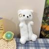 Soft Otter Plush Crossbody Bag Fluffy Portable Stationery Bag for Girls Daily Use Birthday Presents