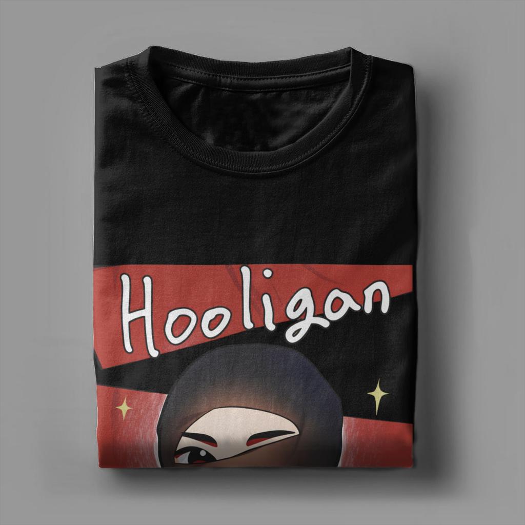 Unisex TShirt Hooligan Concert Creative Cotton Tee Shirt Short Sleeve T Shirts Crewneck Clothes Gift Idea