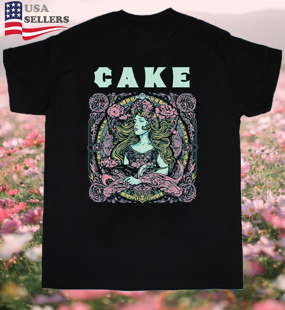 Cake Band Tour Poster Adult Cotton T-Shirt S To 5XL GS153 Unisex T-Shirt