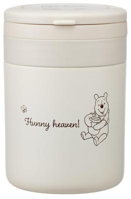 Isolierte Suppe mit faltbarem Disney Winnie the Simple Jar, 300ml, Griff, Puuh, Logo, LJFO3-A
