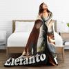 Cocofanto Elefanto Funny Italian Brainrot Meme Humor Gen Z Blanket Warm Soft Print Plush Throw Blanket For Couch Chair Sofa