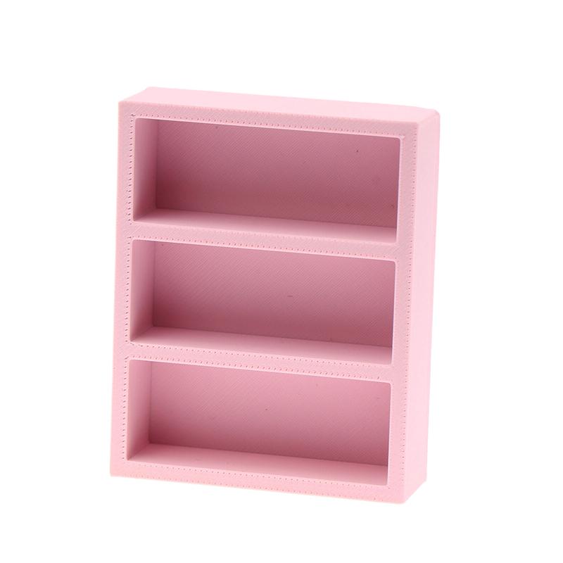 1/12 Dollhouse Mini Wall Cabinet Storage Shelves Dollhouse Furniture Decor Toys Dolls House Accessories Micro Scene Ornament