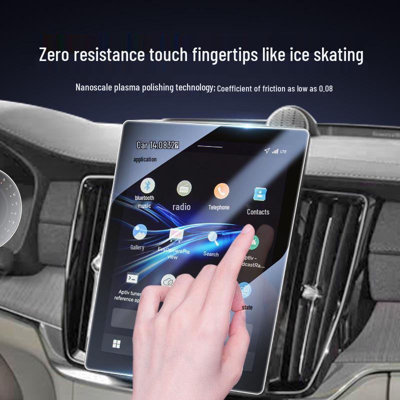 Volvo S90 Central Control Navigation Tempered Glass Screen Protector - Interior Accessory for 26 Models