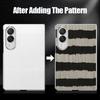Fashion Striped Duck Heart Case For Samsung Galaxy Z Fold 8 Ultra 7 6 5 4 Z Fold8 Fold7 Fold6 Fold5 Luxury Plating Leather Skin Phone Cover