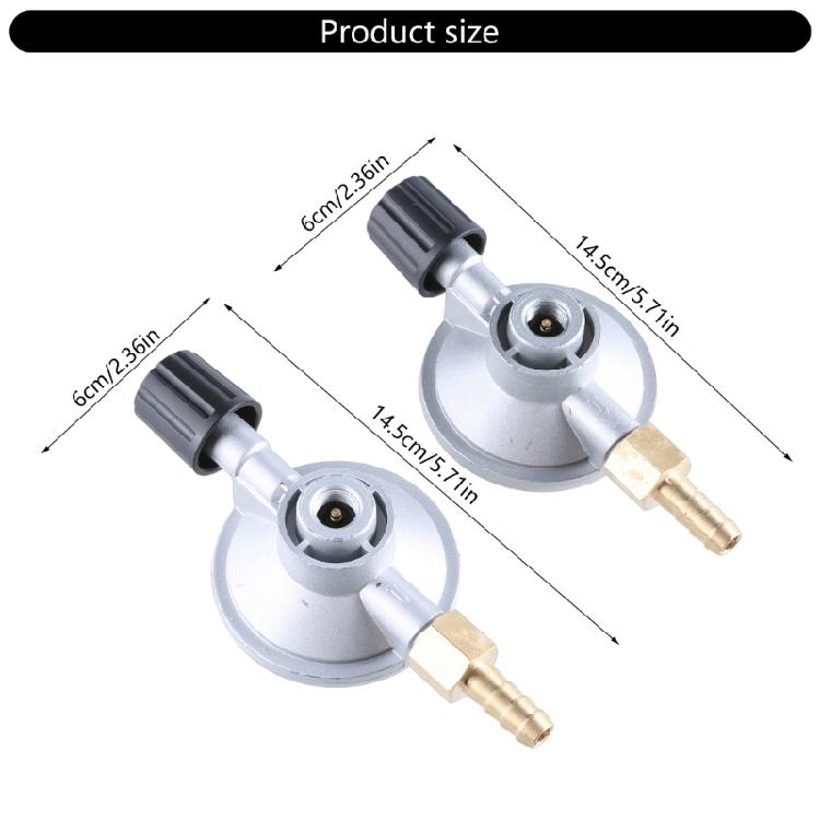 50/37mbar Pressure Regulator Camp Stove Disposal Bottle Valves Adjustable Flows Low Pressure Propane Regulator