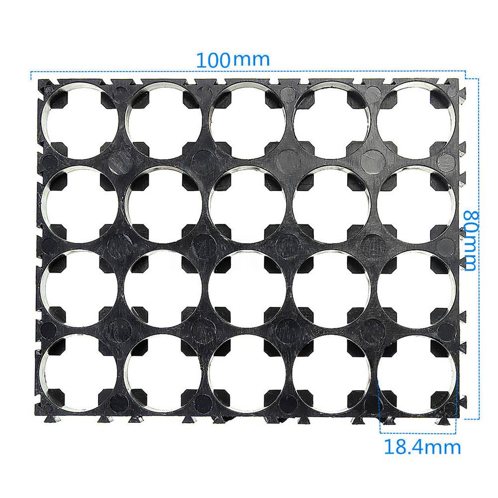 10/20/30/40/50 Pcs 18650 Lithium Battery Bracket Electric Vehicle Fixed Combination Spliceable Battery Cell Connection Bracket