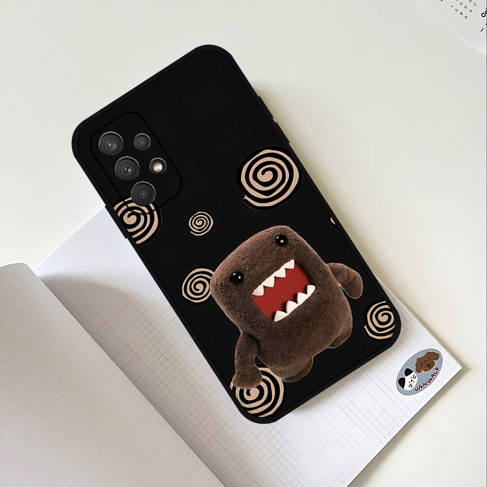 Cute D-Domo Kun-s Phone Case For Samsung Galaxy S25 S24 S23 S22 S21 FE Plus Ultra A13 A20 A32 A70 Black Cover