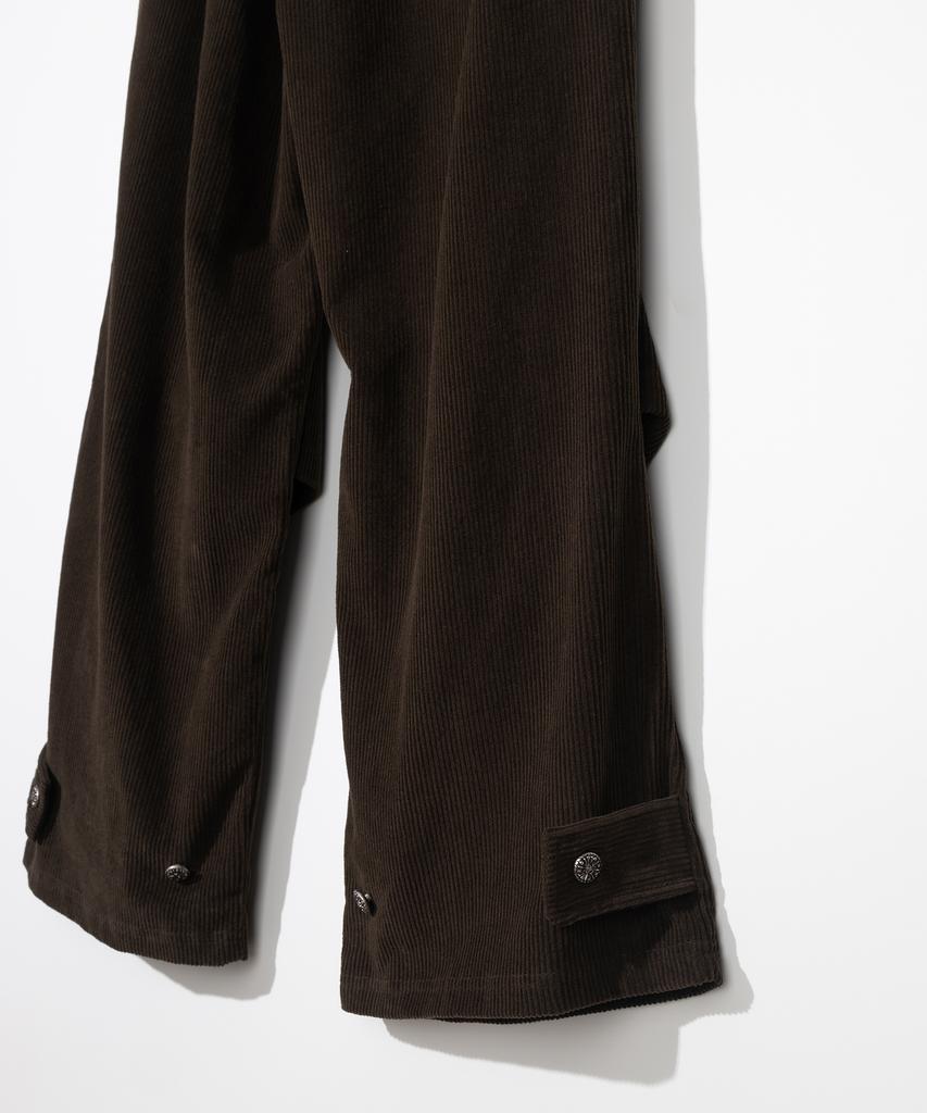 MASSNOUN Parachute Corduroy Strap Pants Mfftp002-Br