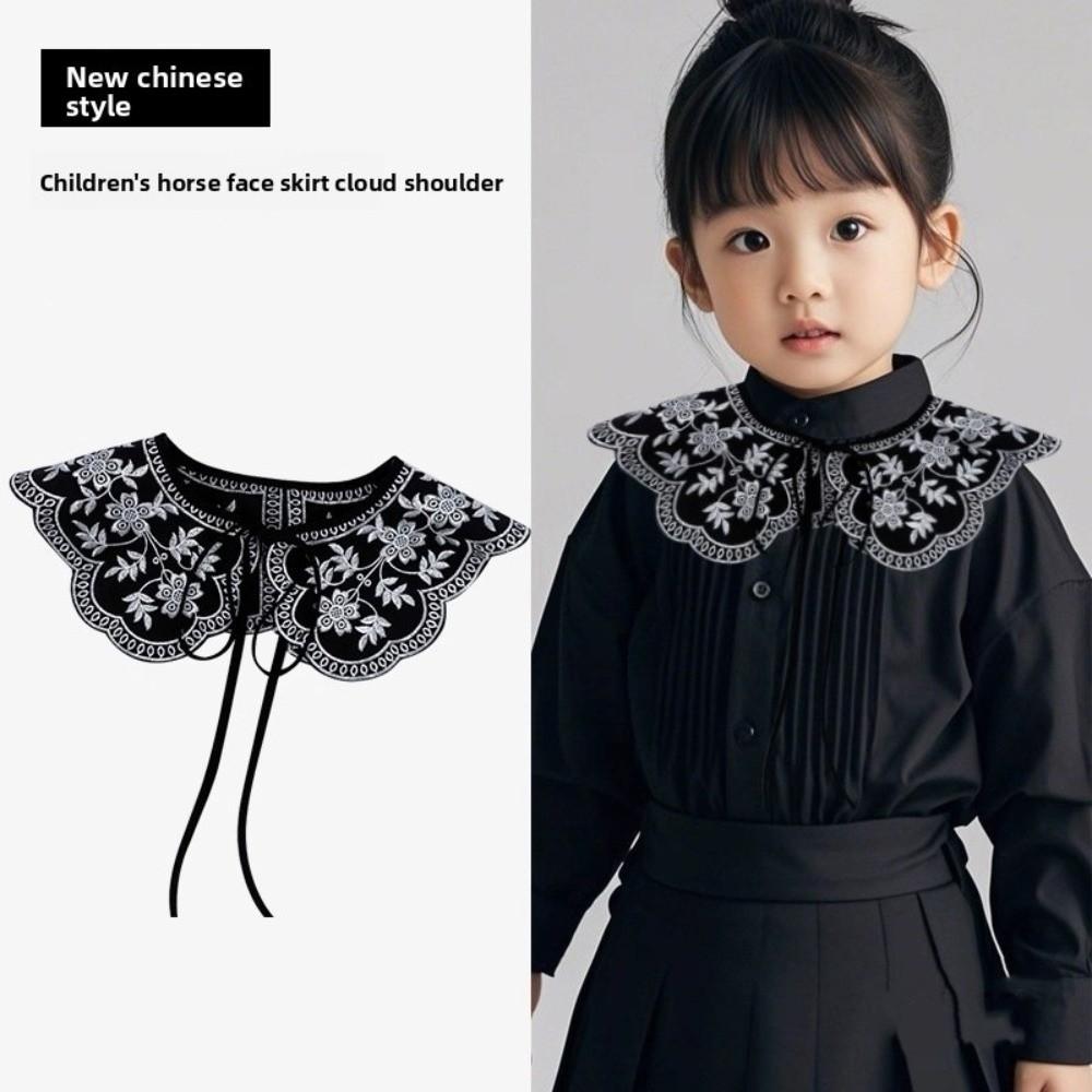 Síťovaný Vystřihovaný Falešný Límec Sladká Halenka Ramena Falešný Límec Jaro