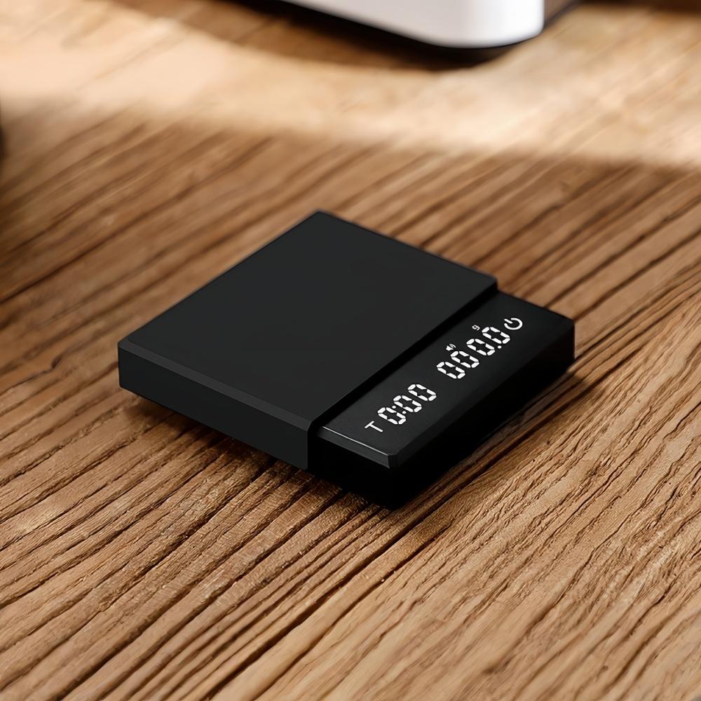 Mini High-precision Electronic Coffee Scale Smart Powder-to-water Ratio Silicone Pad USB High-quality Professional Coffee Tools