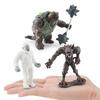 Simulated Sasquatch Figurine PVC Savage Werwolf Animal Model Statue Sculpture Educational Toy Home Office Desktop Decoration Ornament