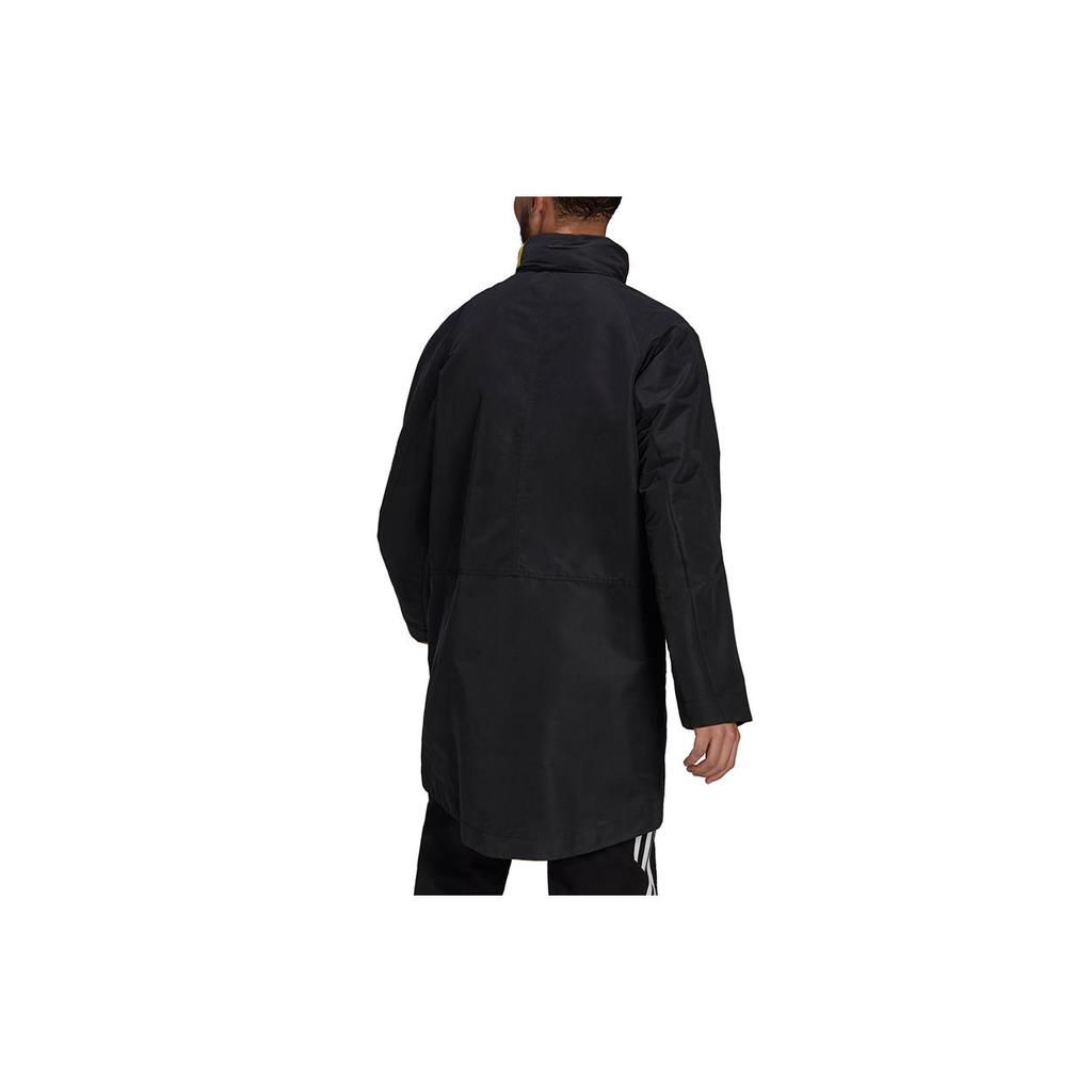 adidas Jackets Men's Black Stand Collar Moderate Other GM3844