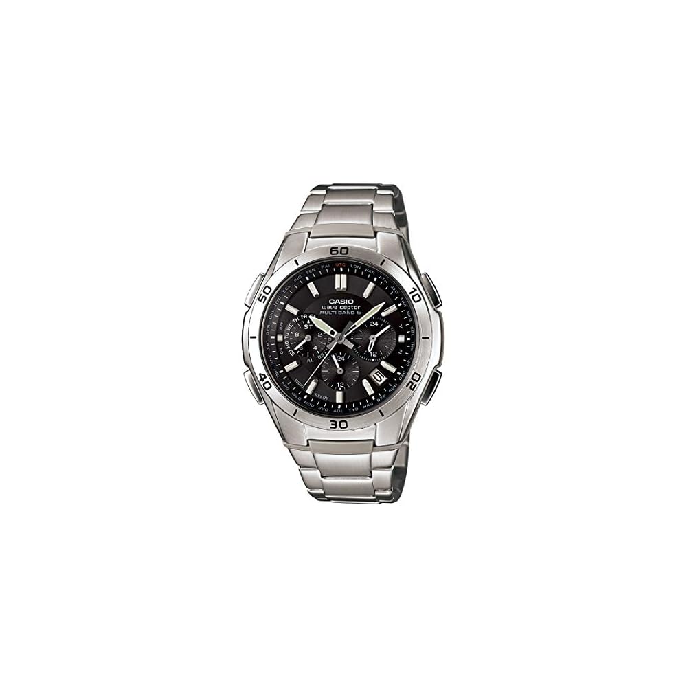 Casio Waveceptor Solar Radio-Controlled Watch WVQ-M410DE-1A2JF Silver Stainless Steel 100M Water Resistant
