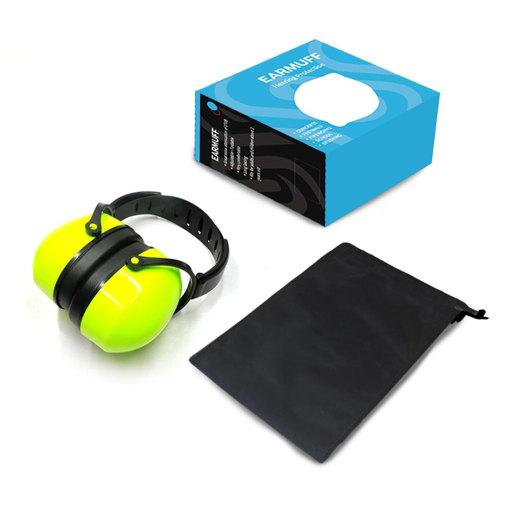 Safety Foldable Earmuffs with 31dB Noise Reduction Intrinsically Safe ABS Material for Industrial Use (Black,31dB) чёрный
