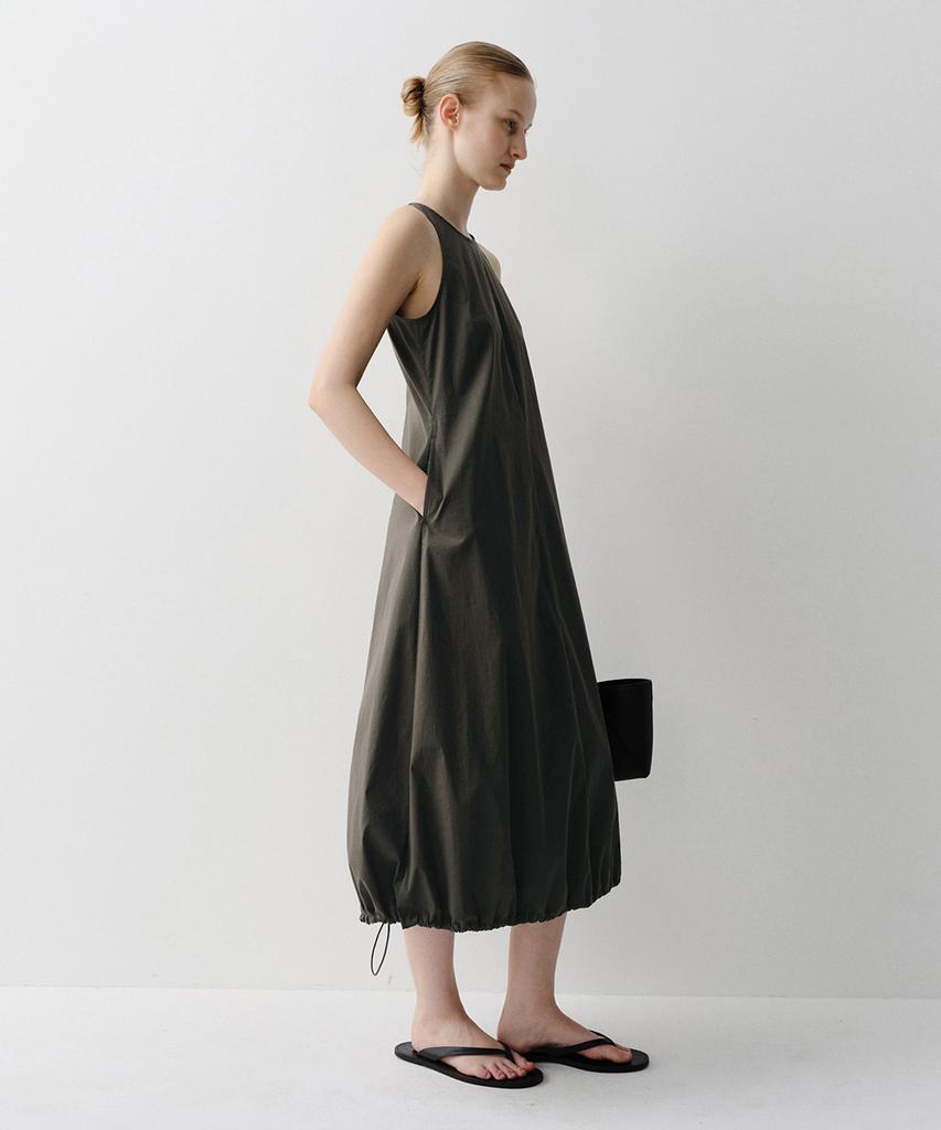 Ia Halter Neck Dress (Deep Khaki)