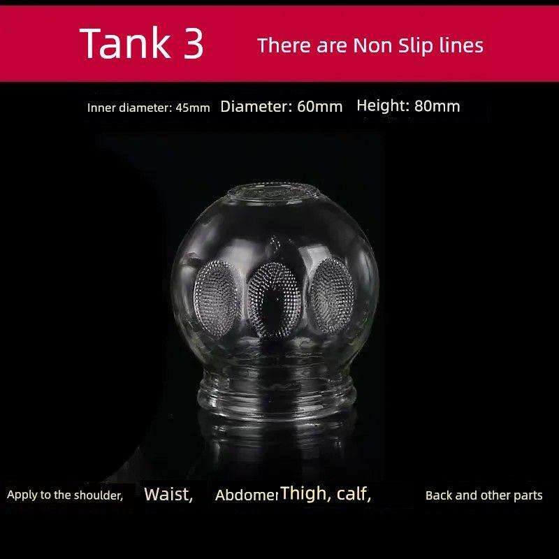 

Large and Medium Size Small Size Face Walking Jar Facial Cupping Beauty Salon Facial Massage For Home Cupping Glass Jar 2 Cans of No. 3