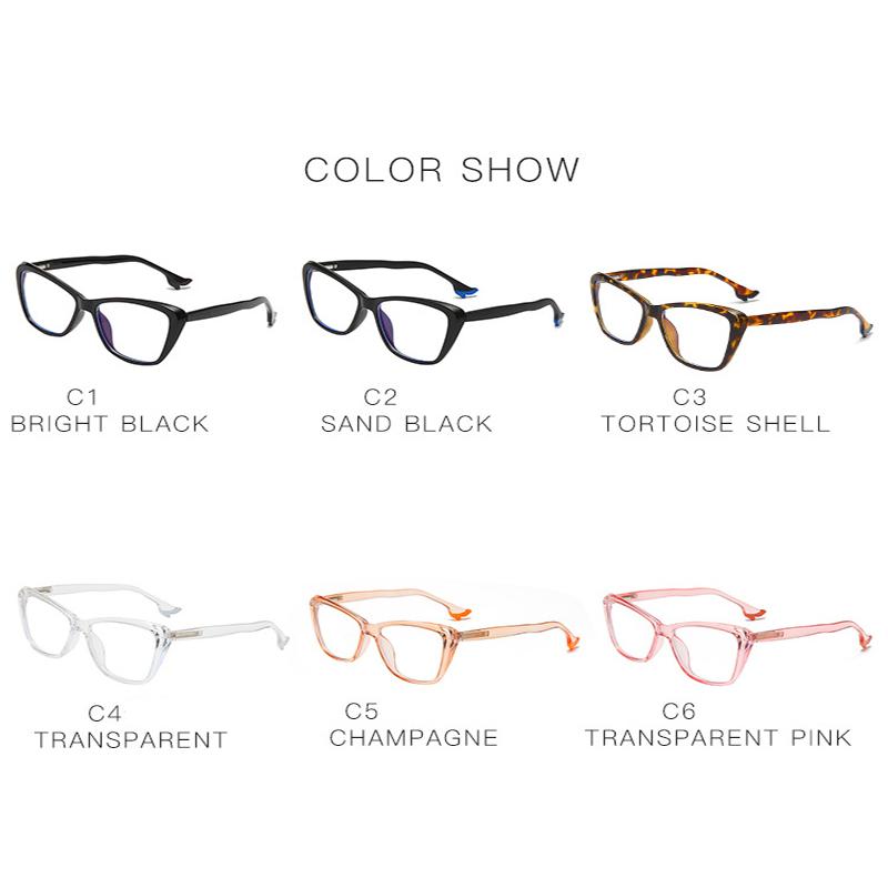 Anti-blue Light Glasses Luxury Cat Eye Eyewear Women Men Daily Leisure Eyeglasses Blue Light Blocking Man Lady Computer Eyeglas