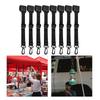 8/16pcs Camping Awning Hooks Nylon Webbing Tent Hangers Clip Camping Tent Hooks Light Hangers for Outdoor Activities