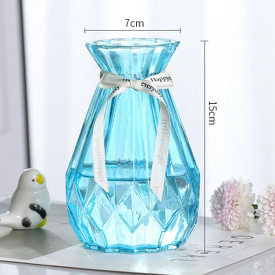 European-Style Hydroponic Pothos Vase with Dried Flowers for Living Room Decor