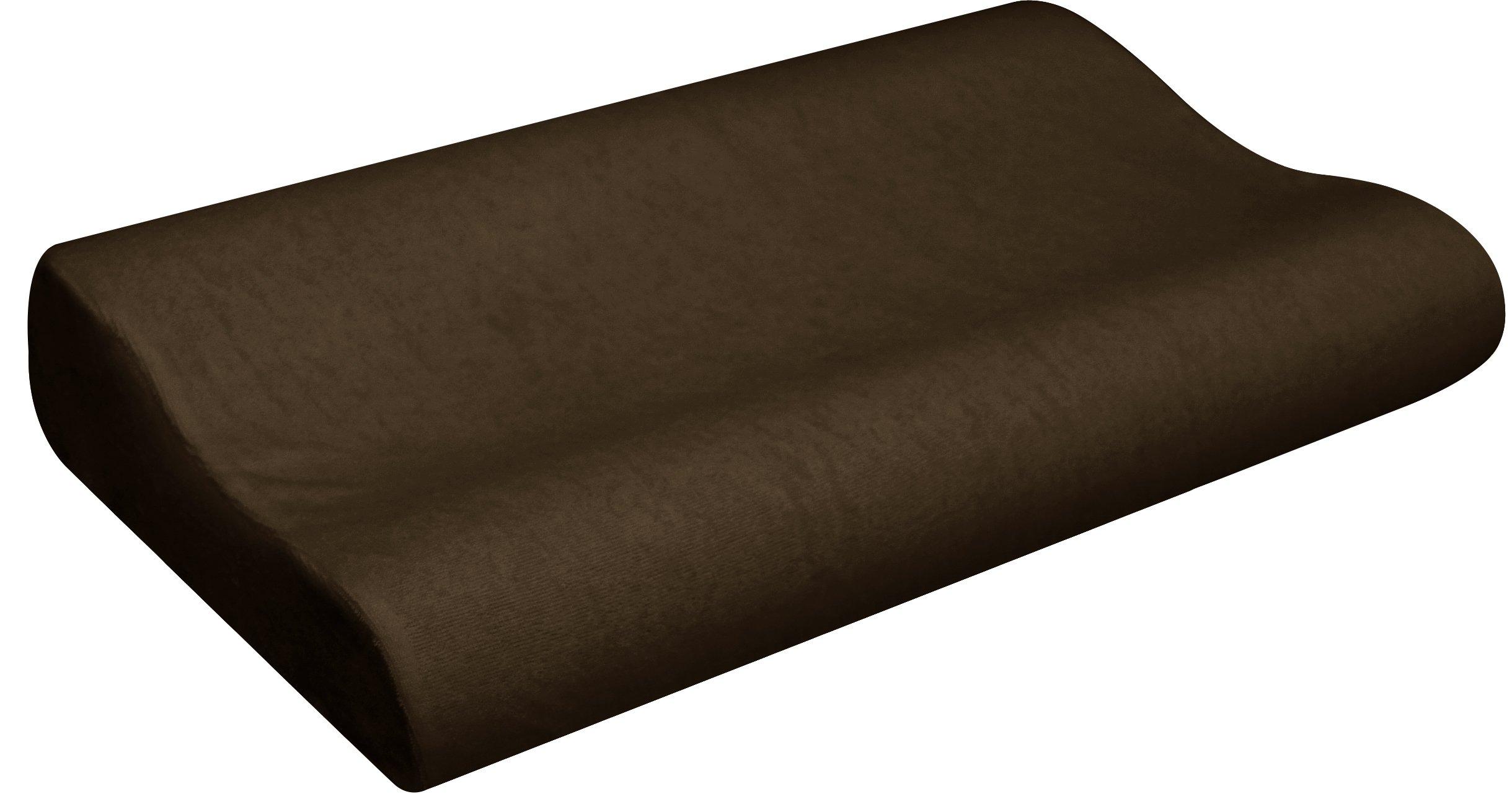 

ottostyle.jp Memory Foam Pillow with Washable Cover [Brown]