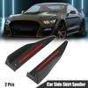 2 BUC Negru Modificat Vârf de Margine Laterală Aripioară Mică Pasager Lateral pentru Ford pentru Mustang Road 2015 2016 2017 2018 2019 Apărătoare de Noroi