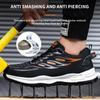 New Fashion  Indestructible Men Safety Shoes Work Sneakers Anti-smash Anti-puncture Industrial Male Footwear
