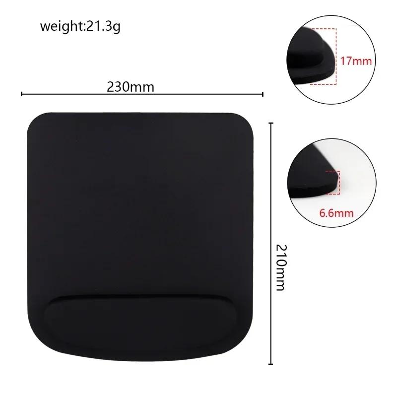 Eva Computer Game Mouse Pad Environmental Ergonomic Mousepad Wrist Pad Solid Color Comfortable Mouse Mats For Office Accessories