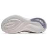 Anta Leaf Comfortable Versatile Fabric Increased Bounce Low-Top Running Shoes Women sneaker White Purple 122445535-4