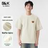 Baleno Men's S&K Series JPB Felt Bear X Graphic Waffle Knit T-Shirt
