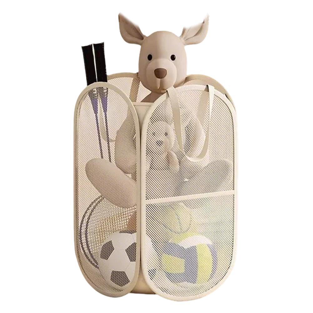 Large Capacity Storage Basket For Dolls Toys Organizer Portable Laundry Basket Multifunctional Breathable Storage Mesh Bag 3090₽