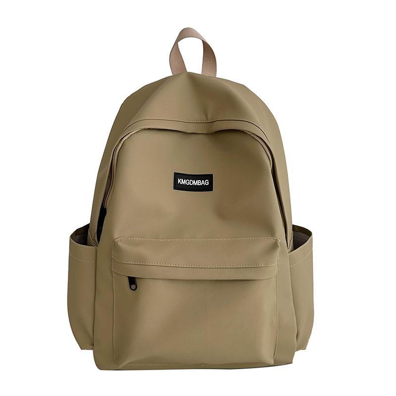 

Школьный рюкзак для девочек, для учениц средней школы, старшеклассниц и студенток, однотонный, простой стиль, парный рюкзак в одном стиле для девочек single package хаки