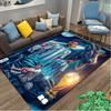 Football Star Messi Rug Ideal for Reading Room, Multi-purpose Office Chair Sofa Carpet, Anti-slip Printed Home Area Rug