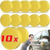 Car Waxing Polish Wax Foam Sponge Yellow Round High Density Applicator Pad Cleaning Sponge Auto Detail Washing Car Cleaning Tool