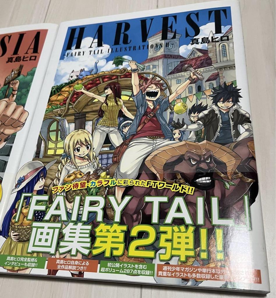 [USED] FAIRY TAIL Illustration Collection FANTASIA & HARVEST