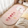 Cartoon Plush Rug Soft Non-Slip Bedside Rug for Girls' Bedrooms Children's Playroom Floor Mat Home Decor