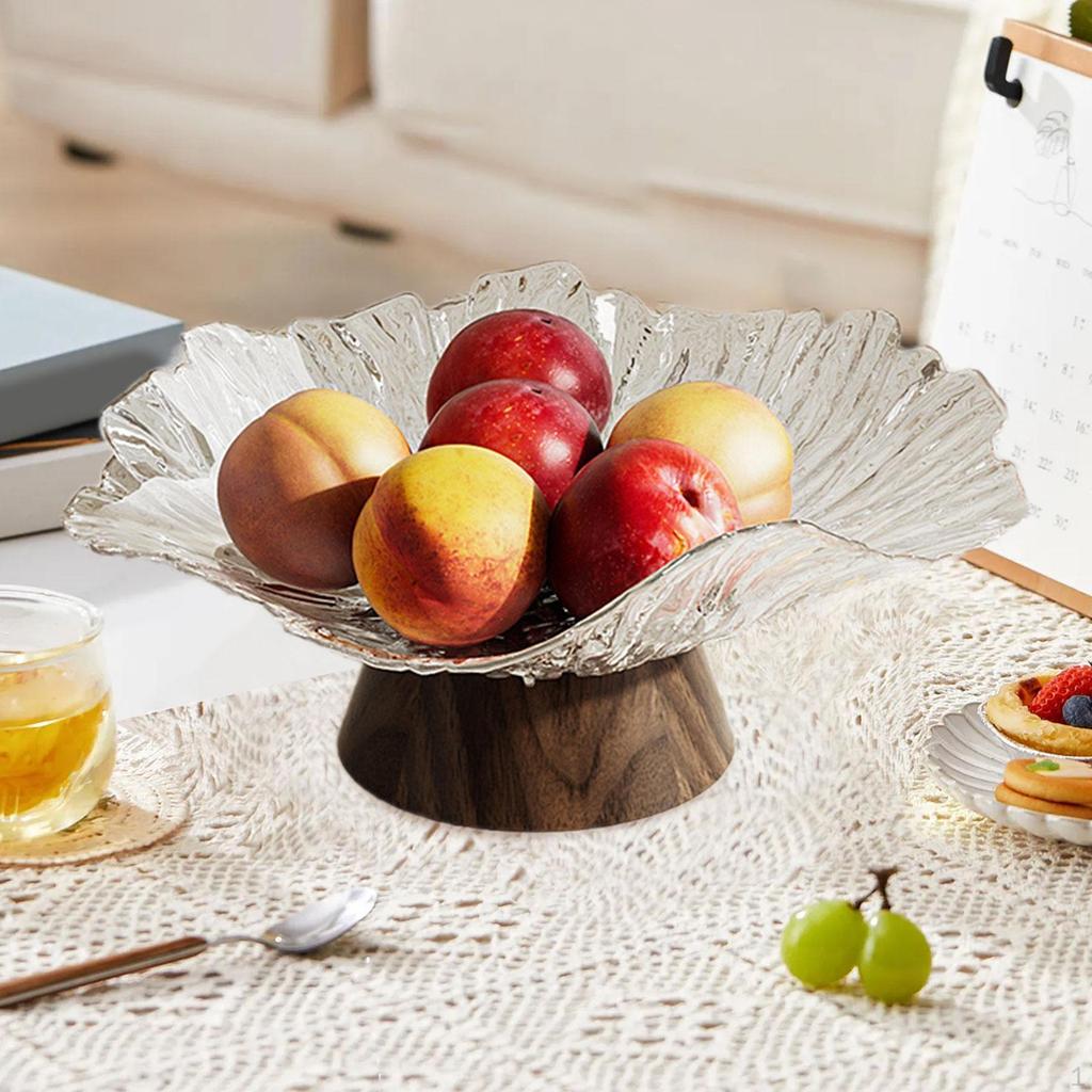 Sockel Obstschale Lebensmittel Snack Aufbewahrungstablett Mode Fuß Servieren für Tisch Mittelstück