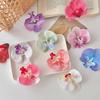 Phalaenopsis Faux Flower Head Hair Clip & Brooch - Handmade DIY Decoration, Souvenir Gift, Cake Topper Accessory.