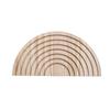 Woodens Semi Circle Wall Planter Creative Flower Arrangement Holder Home Decor