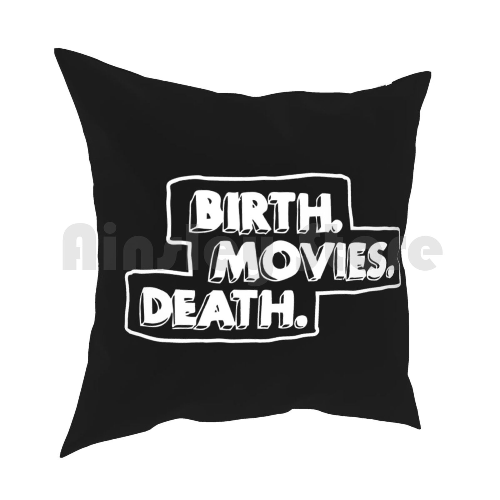 Best Seller Birth Movies Death Merchandise Pillow Case Printed Home Soft Throw Pillow Birth Movies Death Birth Movies 30x30cm 12x12in