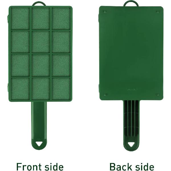 Hahood 2 Pieces Floral Foam Cage with Floral Foam Flower Arrangement Foam Cage with Handle Rectangle Flower Foam Cage Holder for Fresh Flowers, Home