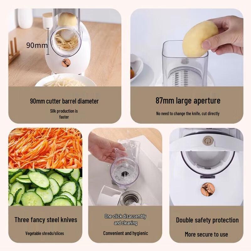 Multifunktionell grönsaksskärare & rivjärn